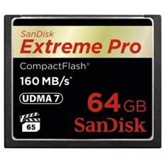 Sandisk 00123844 64GB Compact Flash Extreme Pro memória kártya