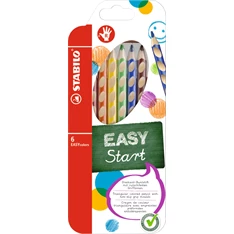 Stabilo Easy jobbkezes 6db-os színes ceruza készlet