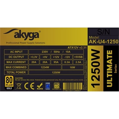 TÁP Akyga 1250W - 14cm - AK-U4-1250