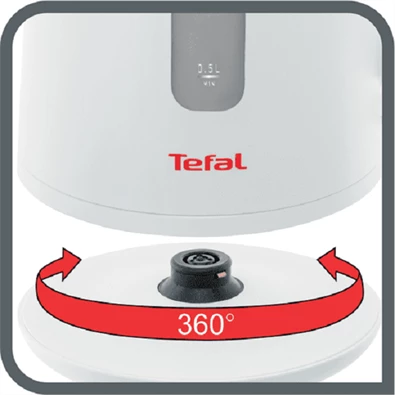 Tefal KO200130 Element 1,7L-es fehér vízforraló