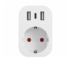 Tesla SP300-3USB 3 USB kimenettel; 2 USB-A, 1 USB-C; okos konnektor