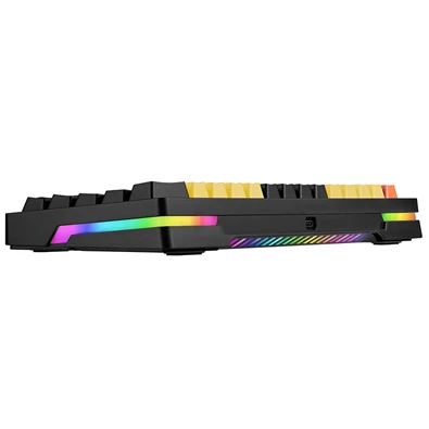 Tracer TRAKLA47302 EVO3 Hot Swap 63 GameZone US RGB vezetékes/vezeték nélküli fekete-sárga mechanikus billentyűzet