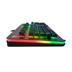 Ttesports Level 20 RGB Titanium (blue switch) US USB gamer billentyűzet