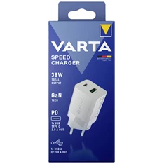 Varta 57955101111 Speed USB A 18W/USB C 20W hálózati töltő