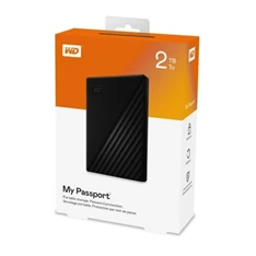 Western Digital My Passport WDBYVG0020BBK 2,5" 2TB USB3.2 fekete külső winchester