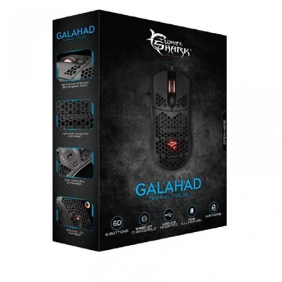 White Shark GALAHAD GM-5007B 6400 dpi fekete gamer egér