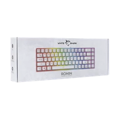 White Shark GK-2201W-HU RONIN-W fehér gamer billentyűzet