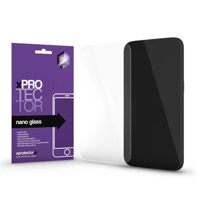 XPRO 120292 iPhone Xr / 11 Nano Glass fekete kerettel kijelzővédő fólia