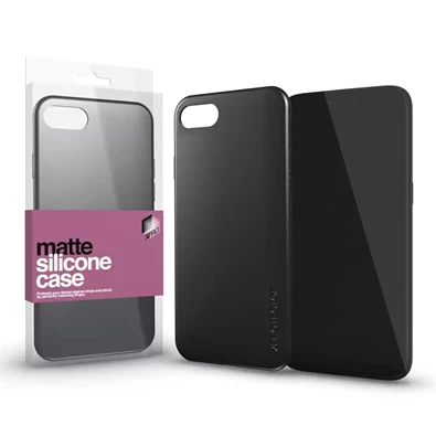 XPRO 126754 iPhone 14 Pro Max Matte ultravékony fekete szilikon hátlap