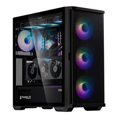 Zalman Z10 DUO fekete (táp nélküli) ablakos ATX ház