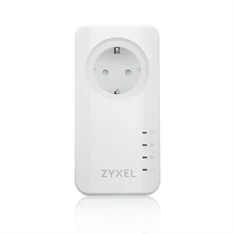 ZyXEL PLA6457 G.hn 2400Mbps Wave2 Powerline Pass-thru Gigabit Ethernet Adapter